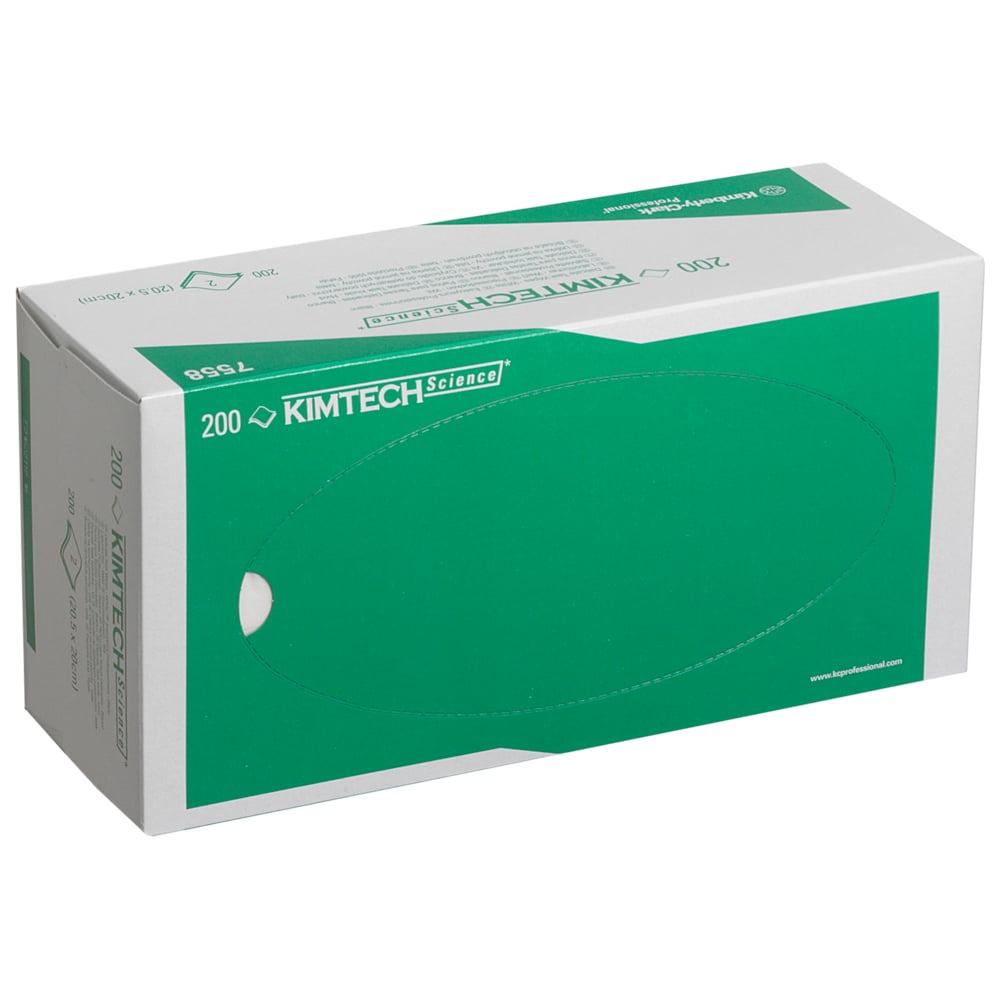 Lingettes laboratoire Kimtech® Science 2 épaisseurs - Boîte de 200 lingettes blanches