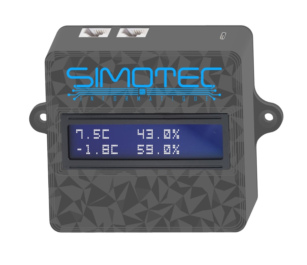 THERMO-HYGROMETRE ENREGISTREUR INTELLIGENT WIFI (-40°C A +80°C), (0-99%HR)
