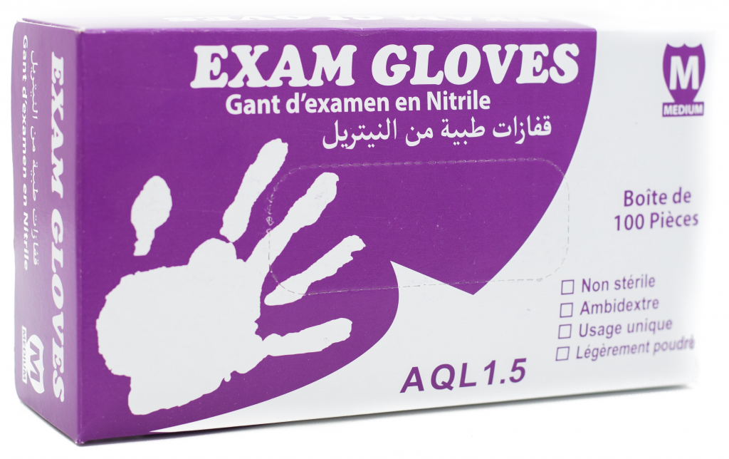 GANT D'EXAMEN en NITRILE ( Exam Gloves)