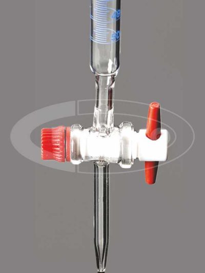 BURETTE AVEC CLE PTFE CLASSE AS