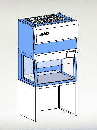 [HFLV-650] Hotte à flux laminaire vertical 650
